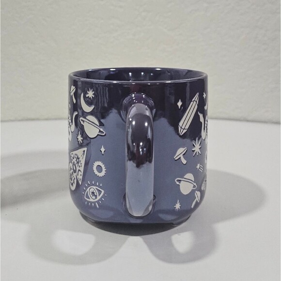Evil Eye Spiritual Mystical Purple Snake Mushroom Planet Mug All Seeing Magical - Picture 5 of 6